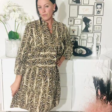 Kleid Animal-Print