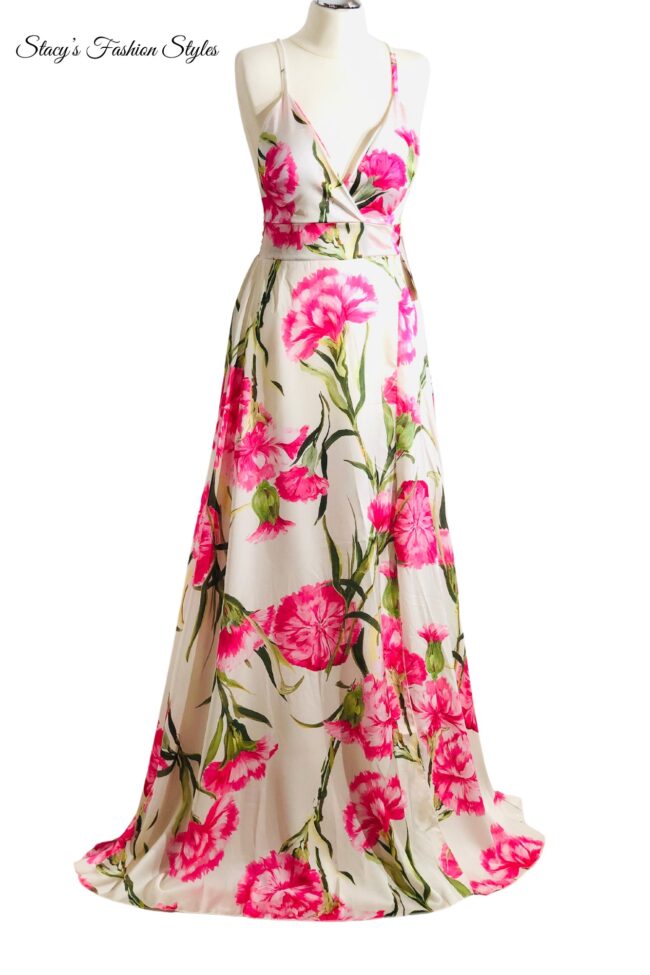 Maxikleid / Sommerkleid mit Blumen-Print 5