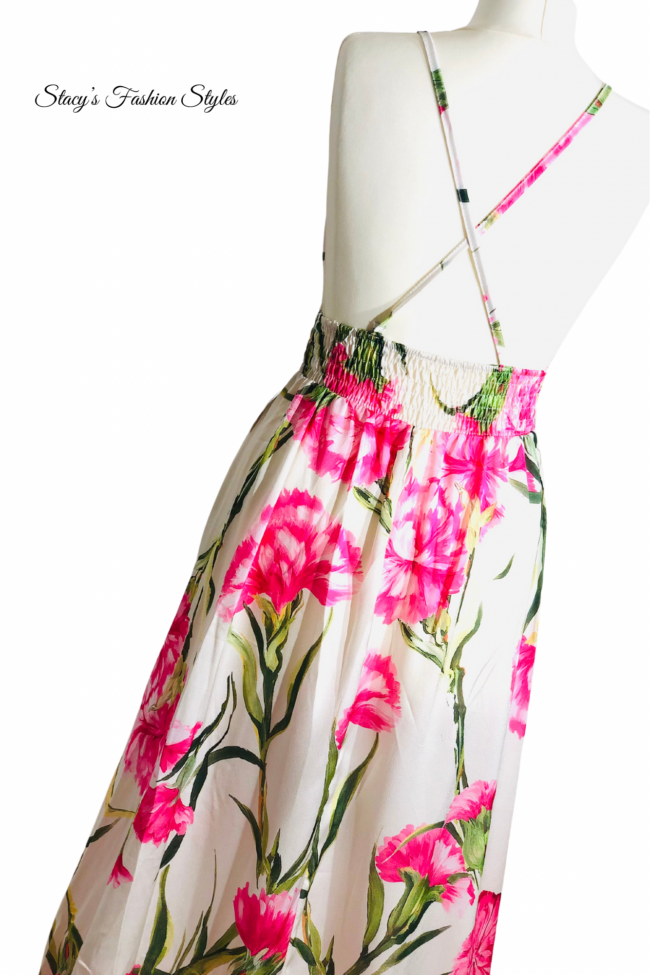 Maxikleid / Sommerkleid mit Blumen-Print 3