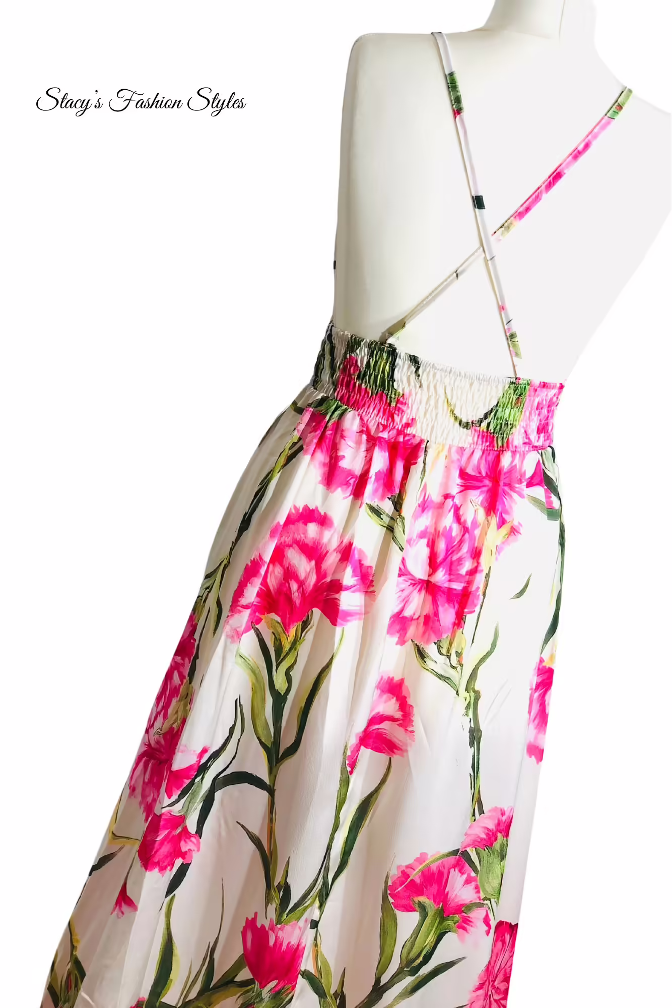 Maxikleid / Sommerkleid mit Blumen-Print Stacy's Fashion Styles stacys.de Maxikleid / Sommerkleid mit Blumen-Print 3