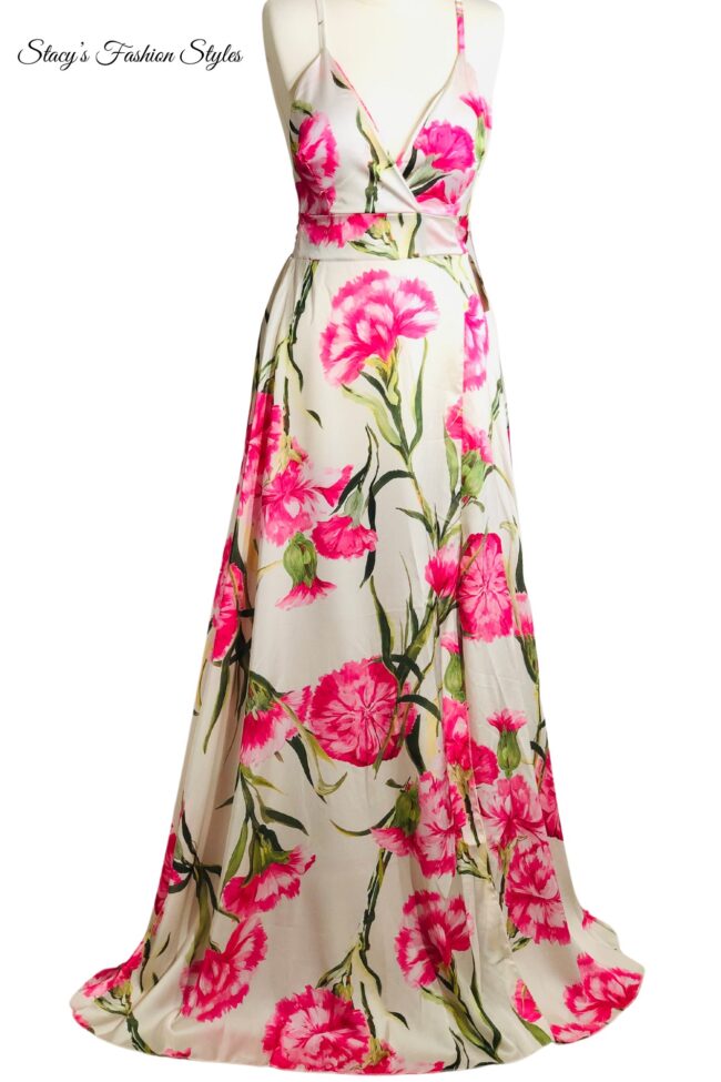 Maxikleid / Sommerkleid mit Blumen-Print 4