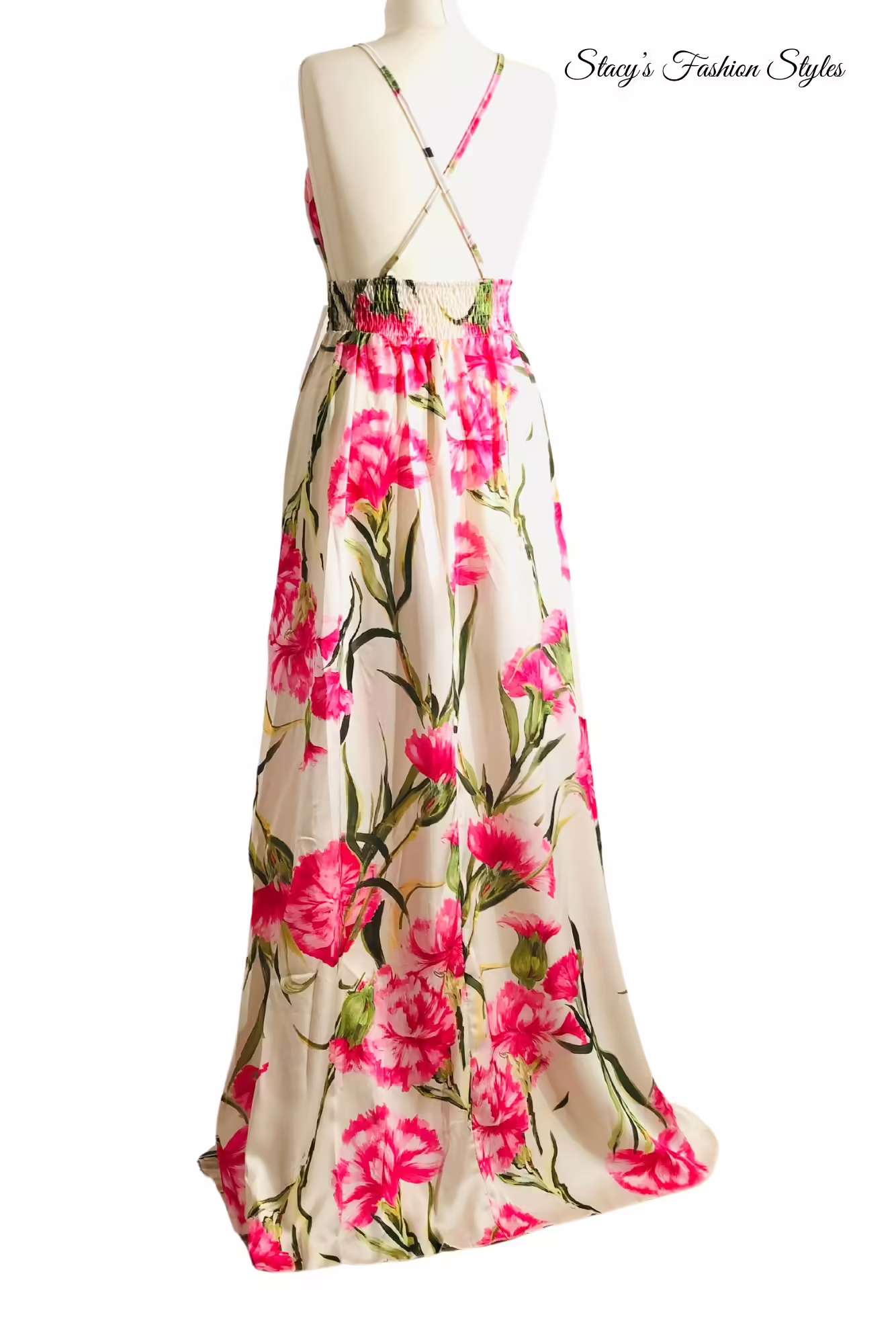 Maxikleid / Sommerkleid mit Blumen-Print Stacy's Fashion Styles stacys.de Maxikleid / Sommerkleid mit Blumen-Print 2