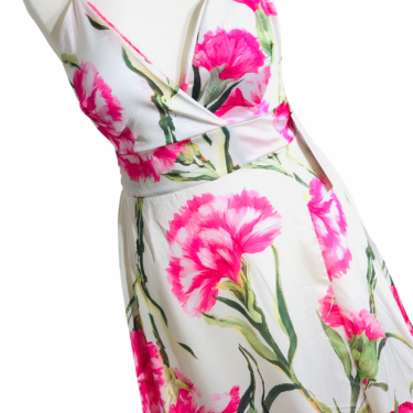 Maxikleid / Sommerkleid mit Blumen-Print