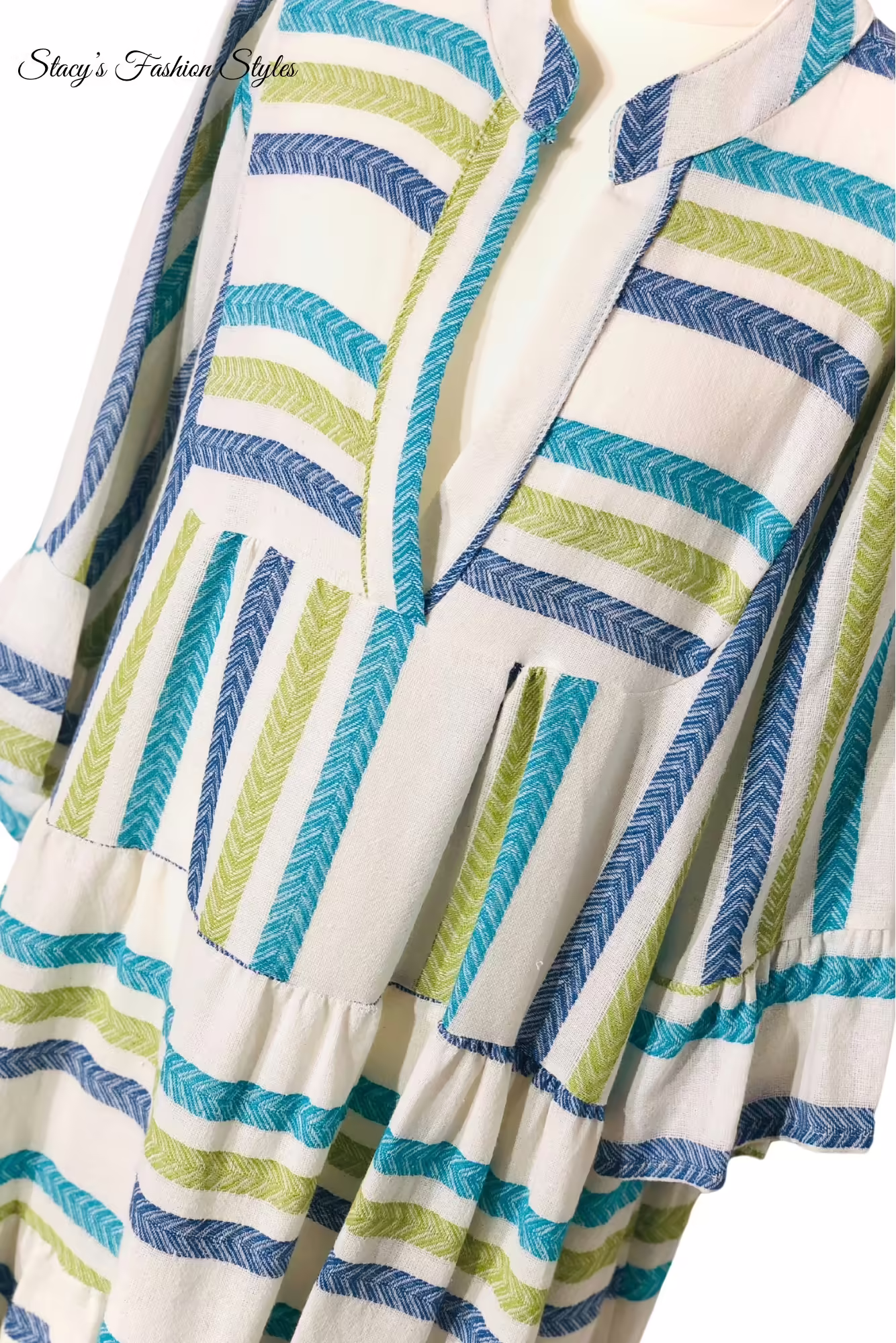 Italy Boho/Tunika Kleid, Azteken Stacy's Fashion Styles stacys.de Italy Boho / Tunika Kleid, Azteken-Muster, Onesize