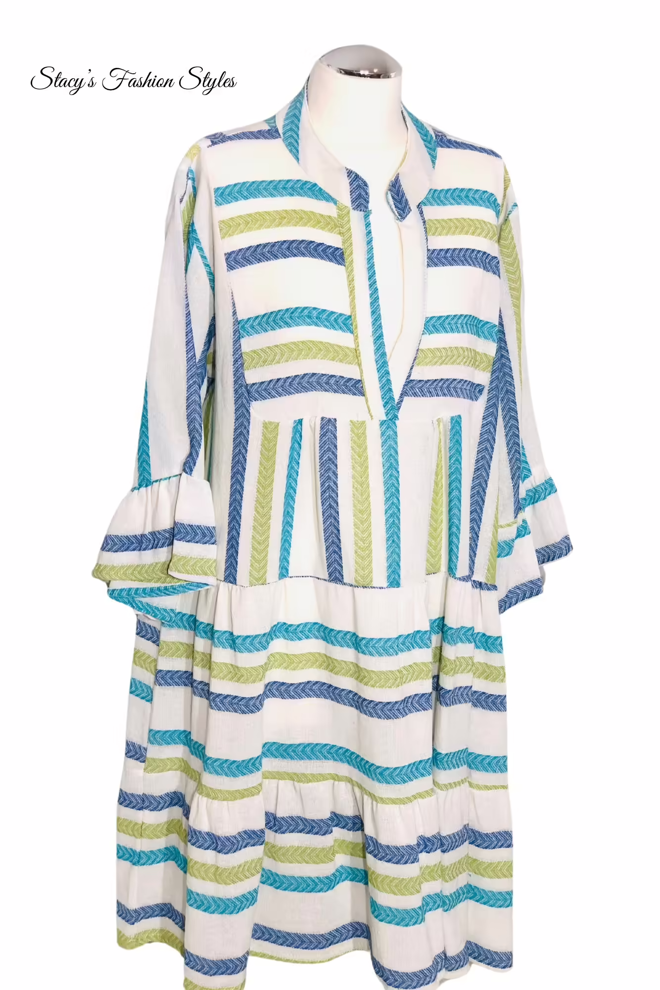 Italy Boho/Tunika Kleid, Azteken Stacy's Fashion Styles stacys.de Italy Boho / Tunika Kleid, Azteken-Muster, Onesize 2