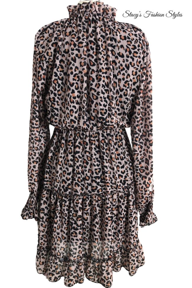 Kleid Leoprint, langärmlig 6