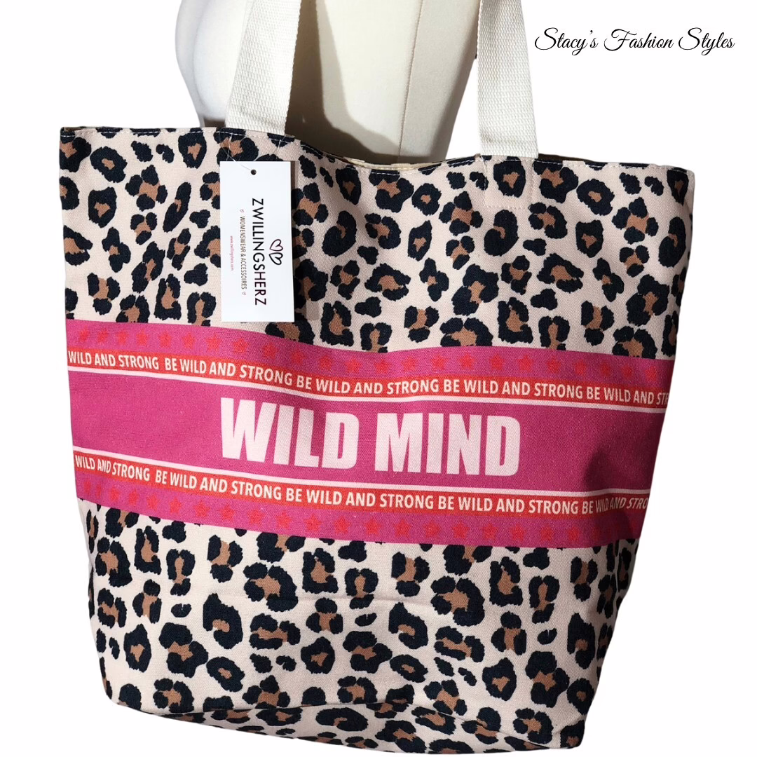 Zwillingsherz Tote Bag, Leo/ Pink 2