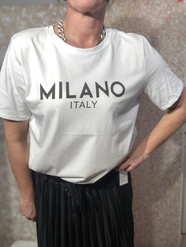 Shirt MILANO ITALY, weiß, Onesize, 3