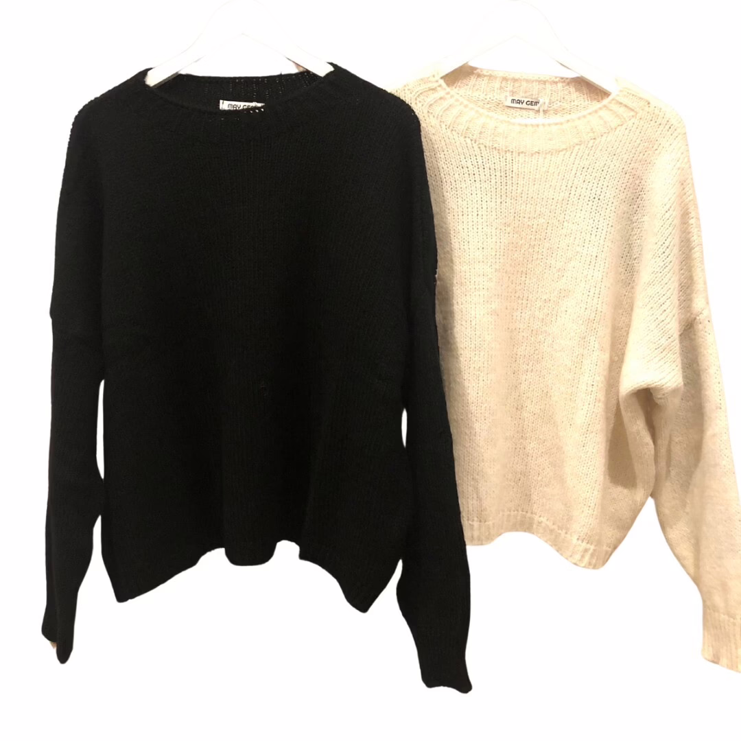 Strickpullover New York Stacy's Fashion Styles stacys.de Strickpullover New York, Onesize, 2 Farbvarianten, 5
