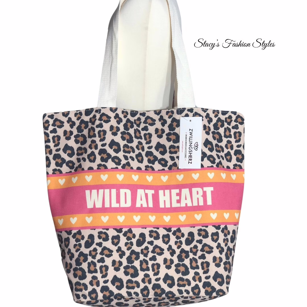 Zwillingsherz Tote Bag, Leo, WILD AT HEART, 3