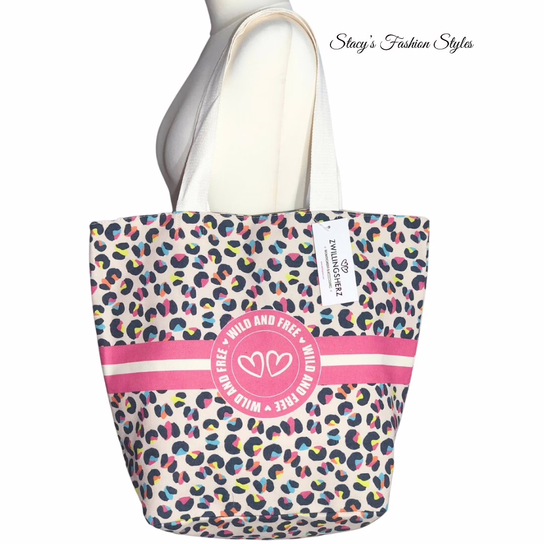 Zwillingsherz Tote Bag “Buntes Leo“ Stacy's Fashion Styles stacys.de Zwillingsherz Tote Bag ''Buntes Leo'', 3