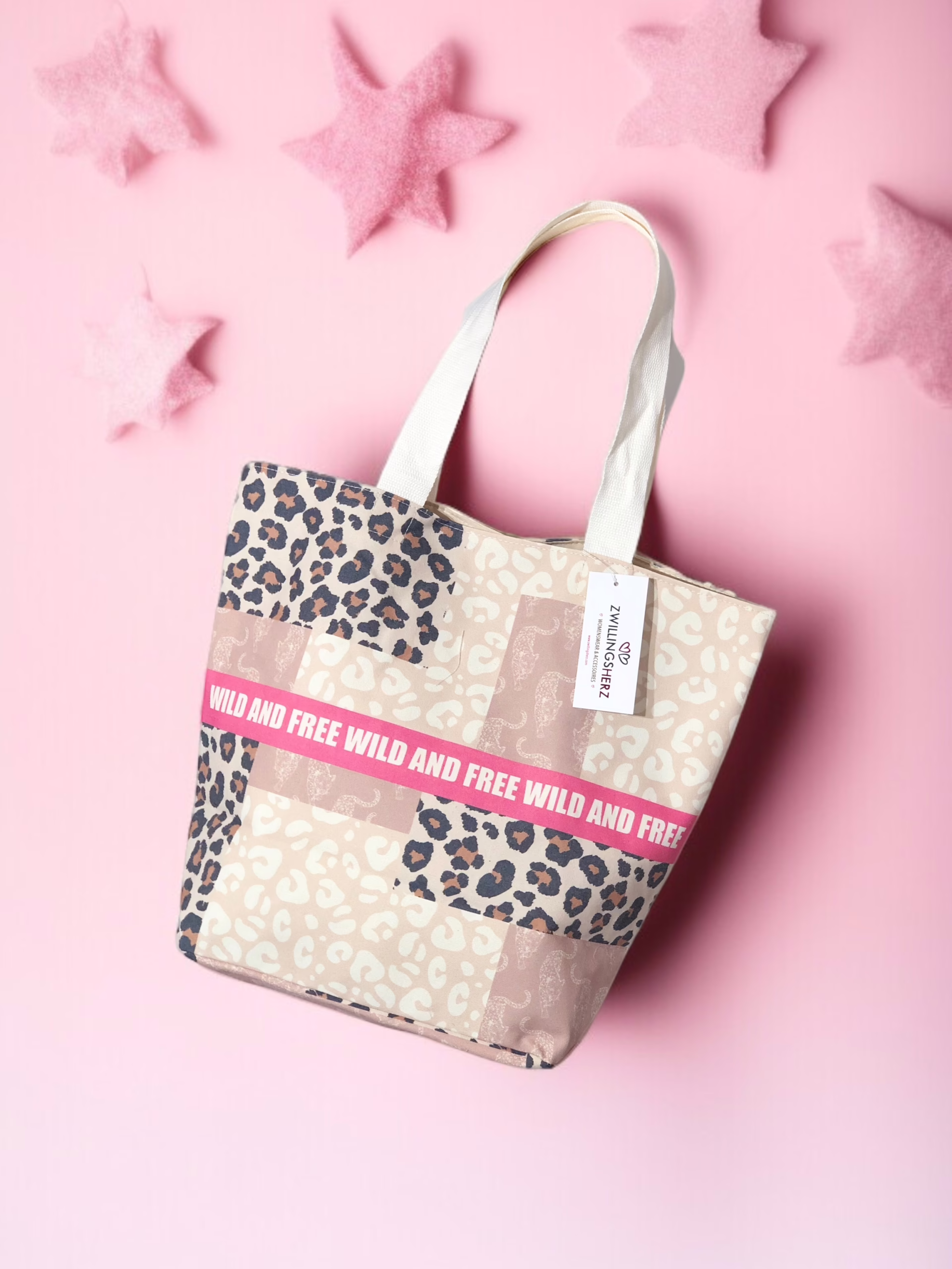 Zwillingsherz Tote Bag, Leo-Look, 3