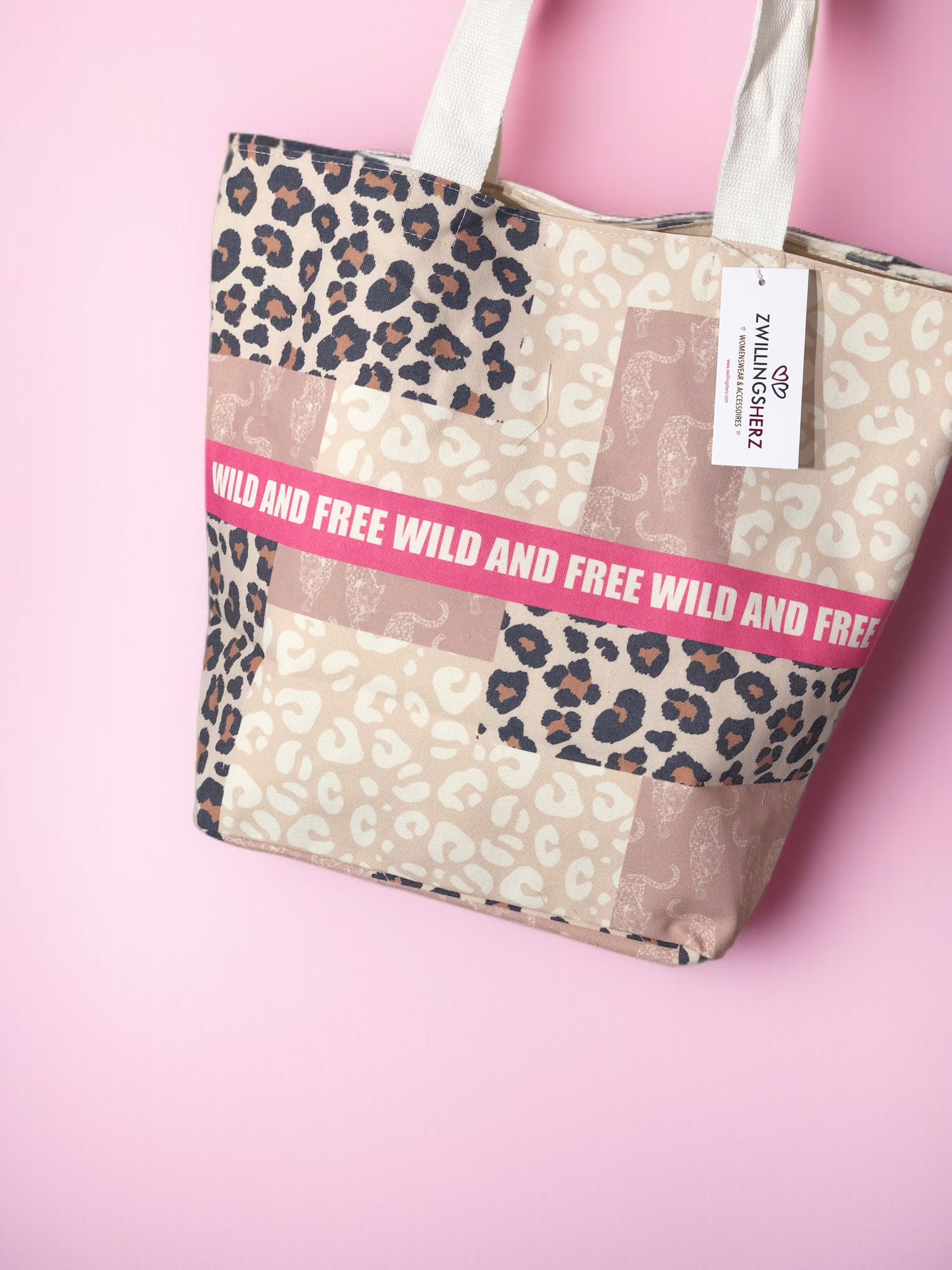 Zwillingsherz Tote Bag, Leo-Look, 2