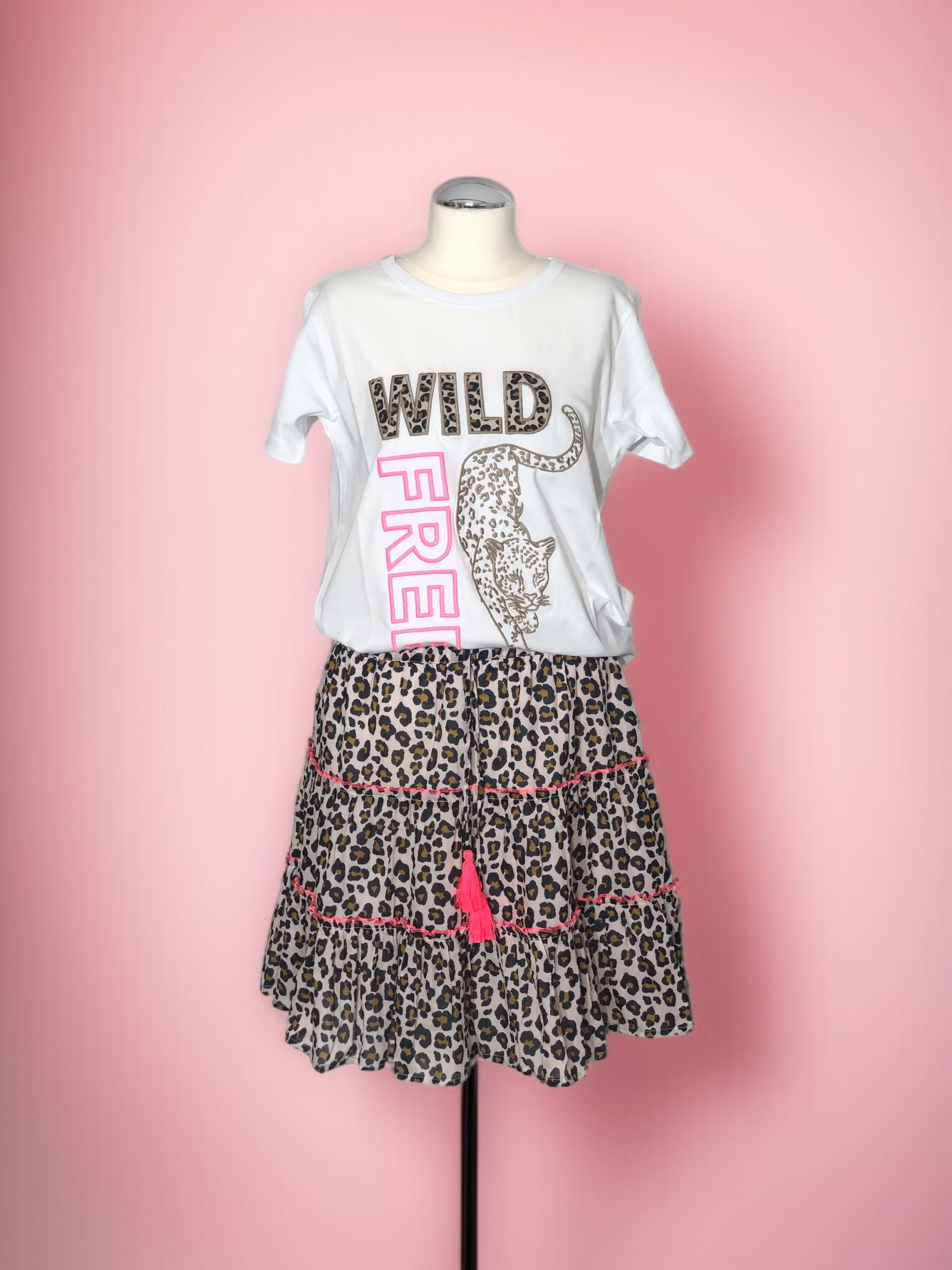 Zwillingsherz Rock kurz, Leo-Muster Stacy's Fashion Styles stacys.de Zwillingsherz Rock, Leo-Muster, 2