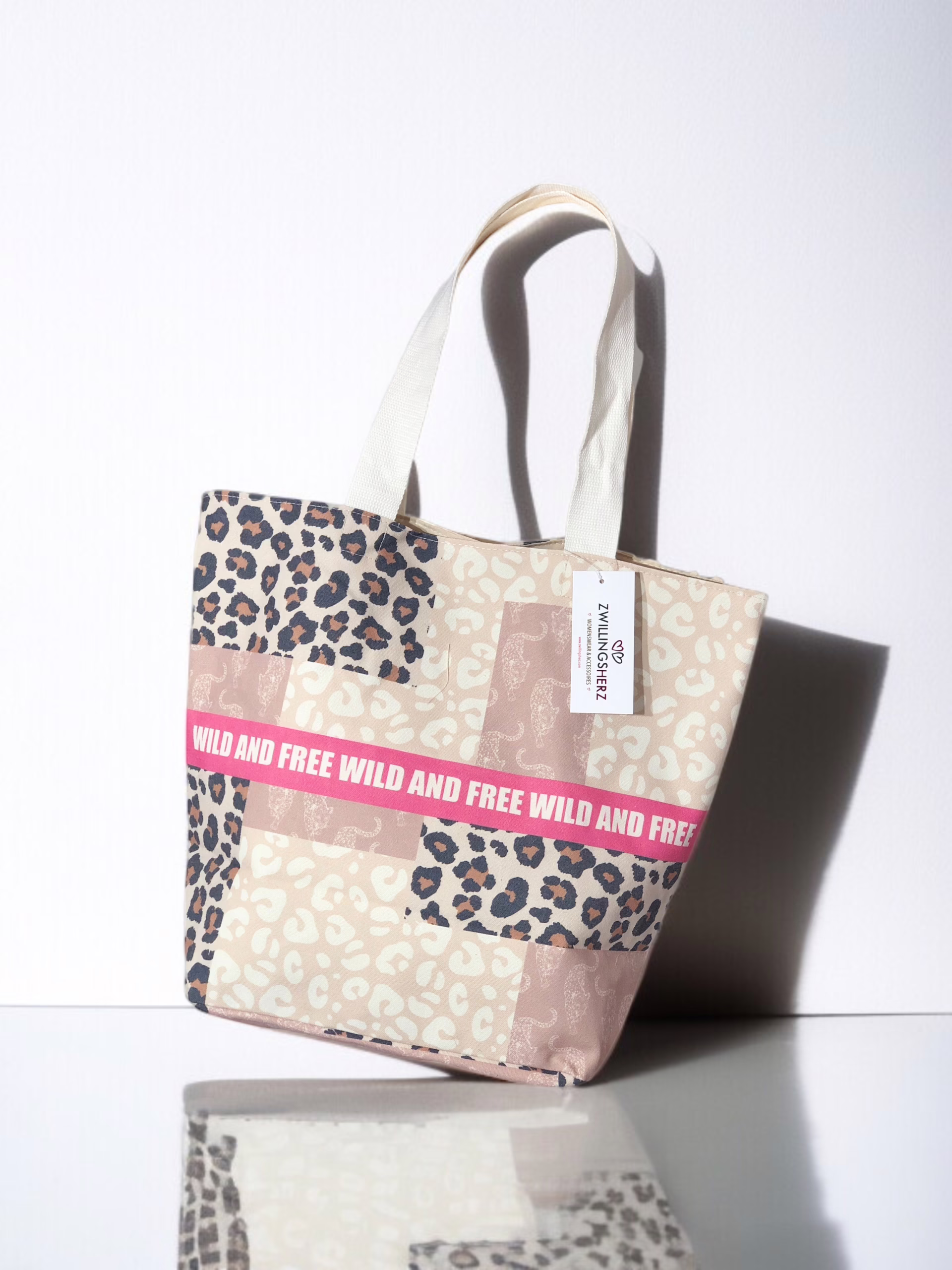 Zwillingsherz Tote Bag, Leo-Look