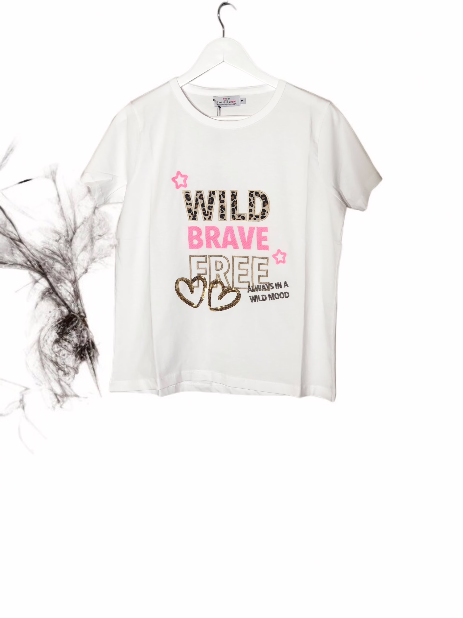 Shirt Zwillingsherz ''Wild Brave'', Gr. M