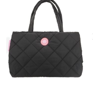 Stepptasche/ Shopper Zwillingsherz, schwarz *WILD AND FREE*