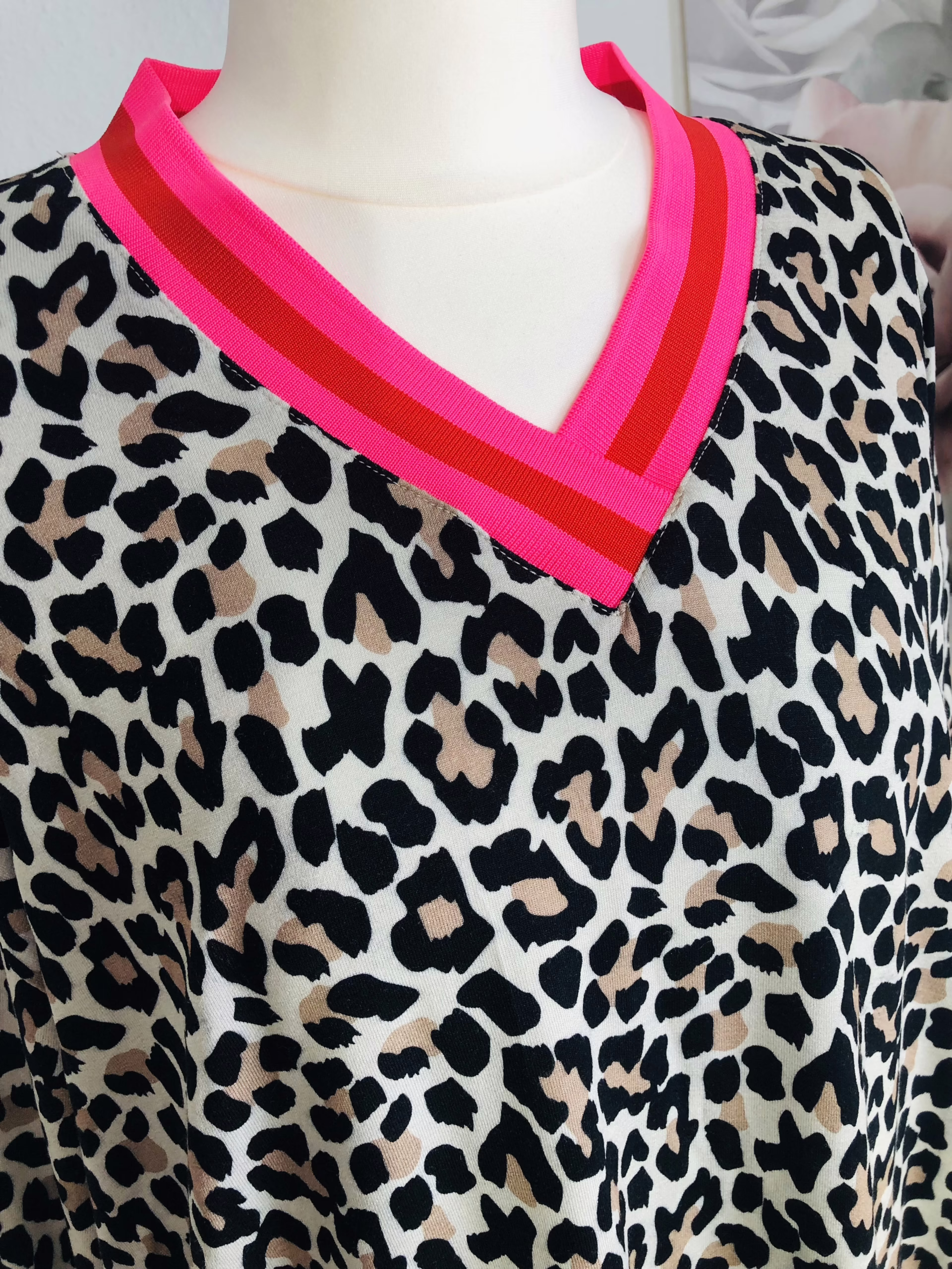Zwillingsherz Blusenshirt Leo-Beige/ Pink Stacy's Fashion Styles stacys.de Zwillingsherz Blusenshirt Leo-Beige/ Pink, 3