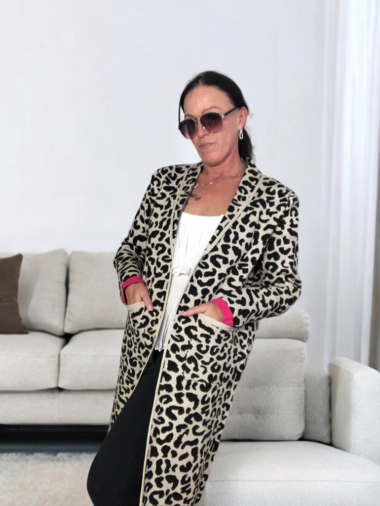 Zwillingsherz Cardigan Leo/ Pink Stacy's Fashion Styles stacys.de Zwillingsherz Cardigan Leo/ pink, Gr. S/M