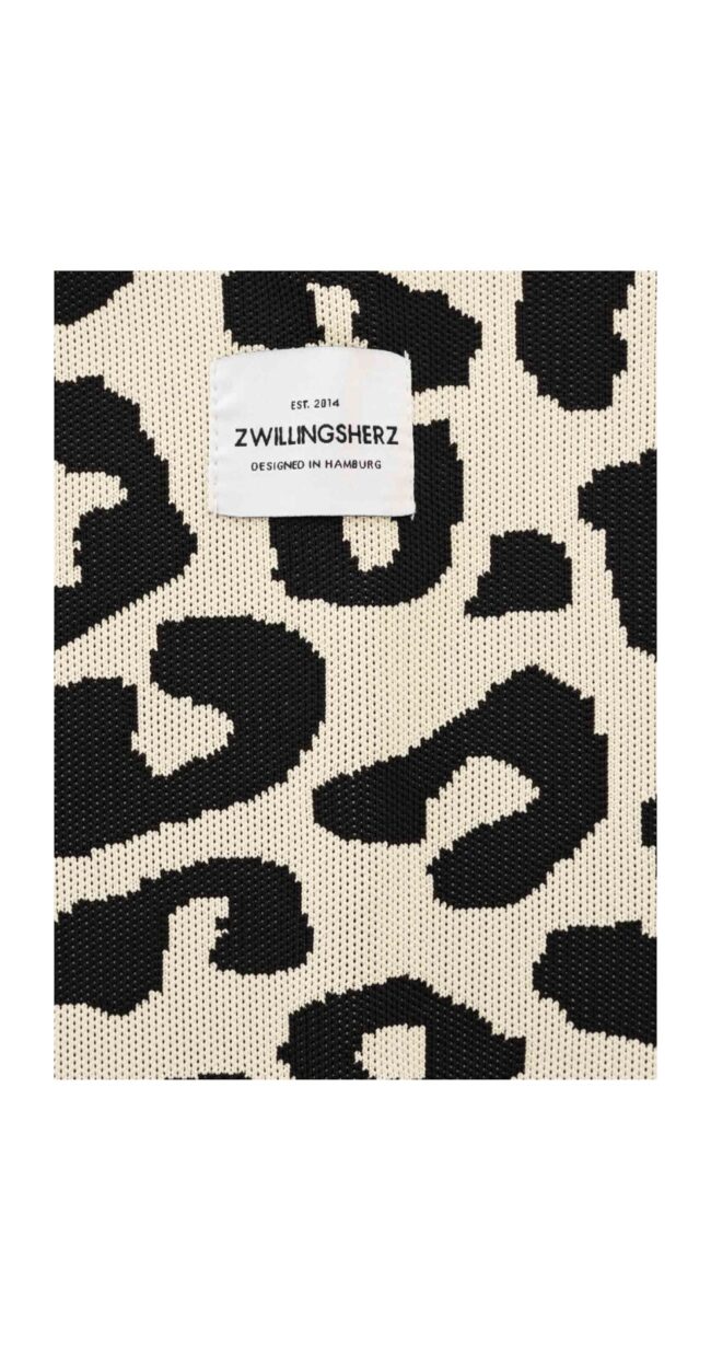 Shopper Zwillingsherz *Leo*, schwarz, 4