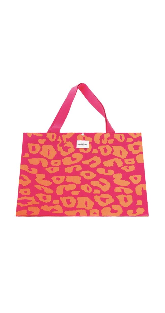 Zwillingsherz Shopper *Leo*, pink/ orange, 2