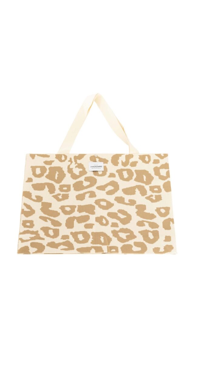 Zwillingsherz XXL Shopper *Leo*, beige, 2