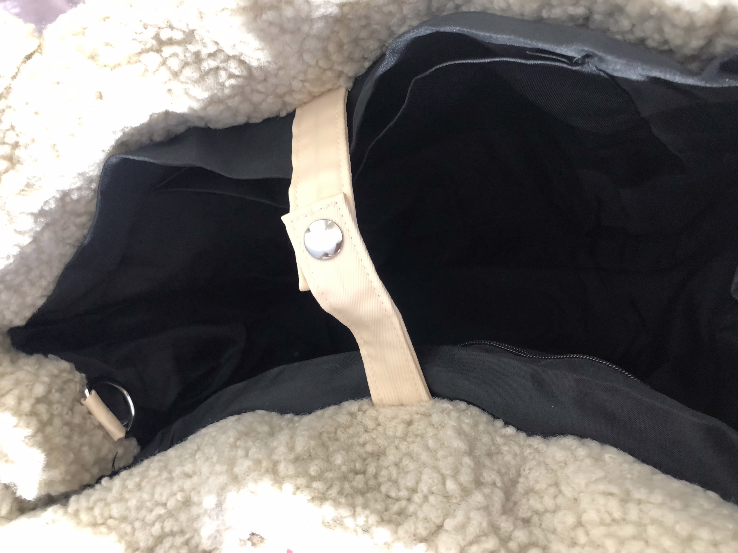 Zwillingsherz XXL Shopper *Teddyfell*, beige Stacy's Fashion Styles stacys.de Zwillingsherz XXL Shopper *Teddyfell*, beige, 5