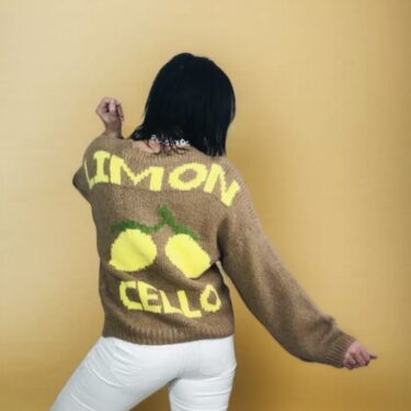 Cardigan *Limoncello*, hellbraun, Onesize