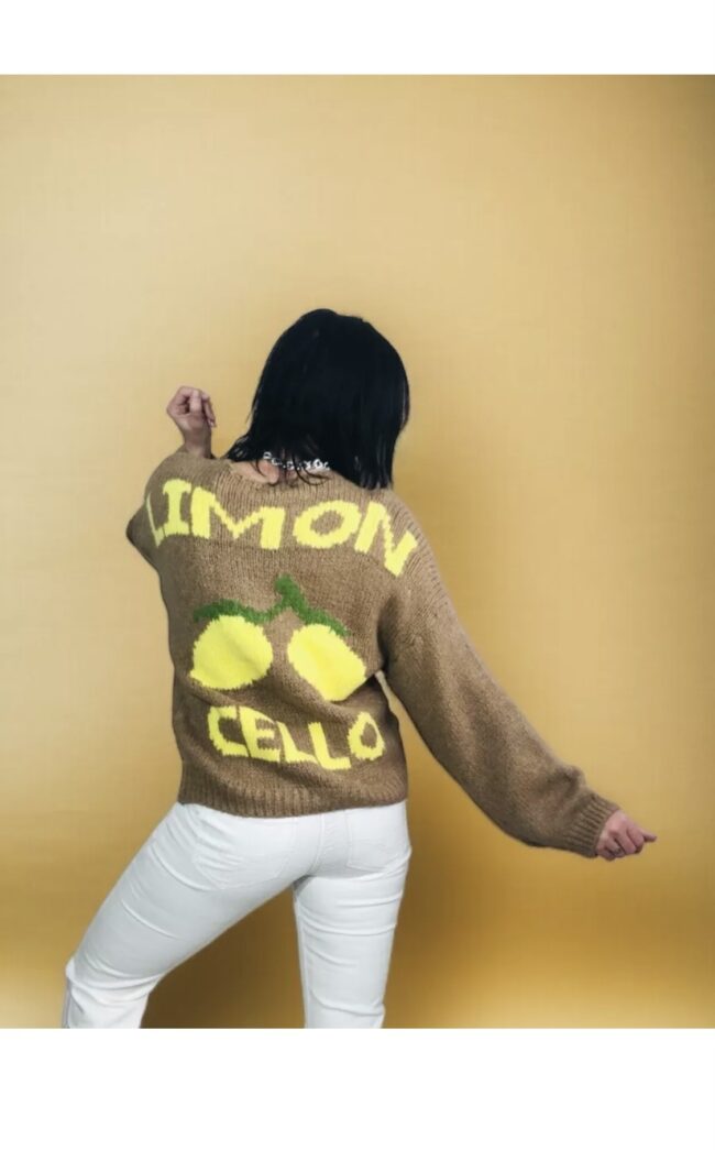 Cardigan *Limoncello*, hellbraun, Onesize