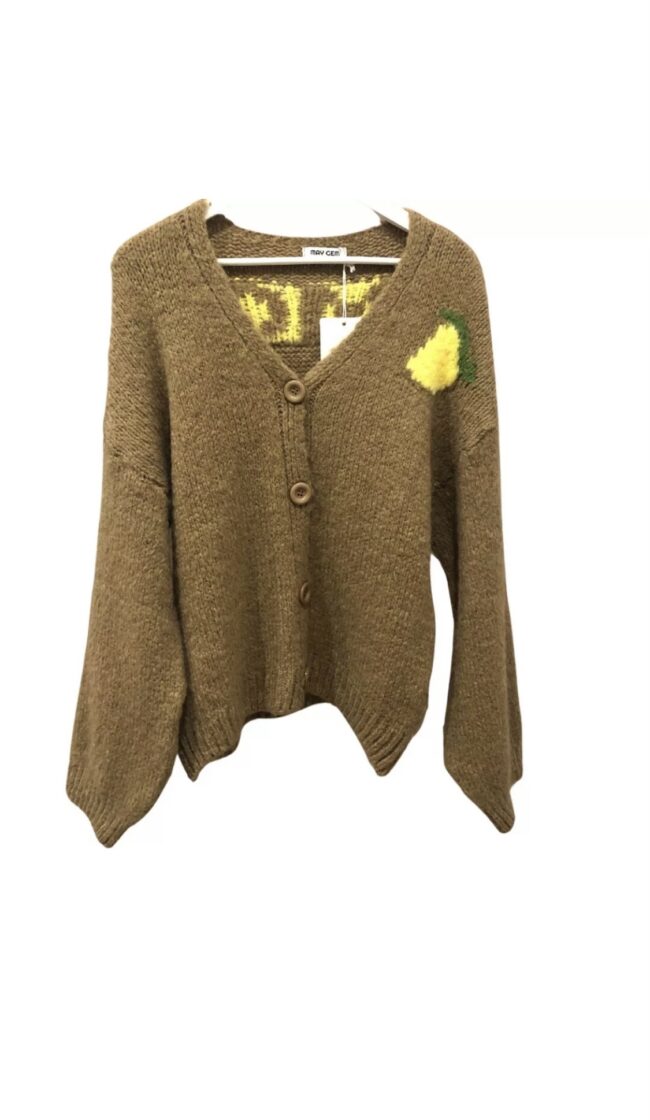 Cardigan *Limoncello*, hellbraun, Onesize, 4