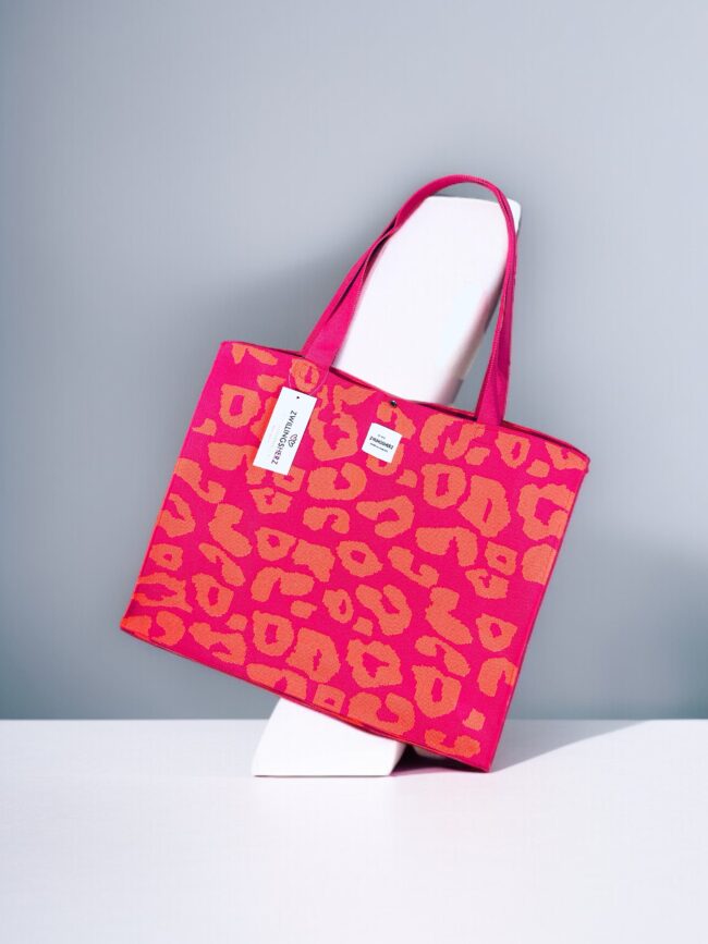 Zwillingsherz Shopper *Leo*, pink/ orange