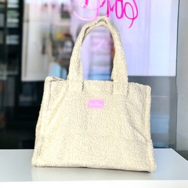 Zwillingsherz XXL Shopper *Teddyfell*, beige