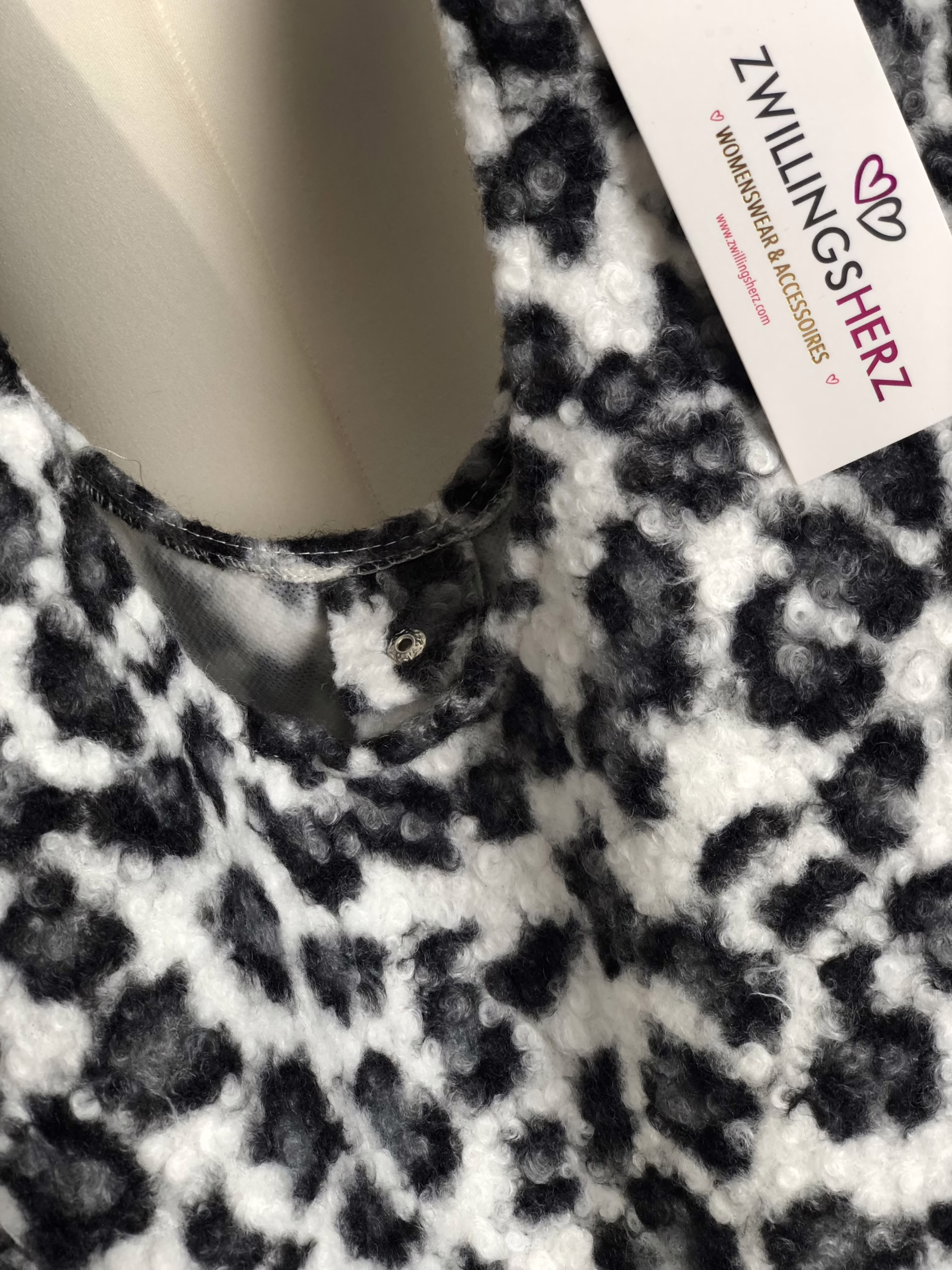 Zwillingsherz XXL Shopper BIG SIZE, Leo Teddyfell, 4