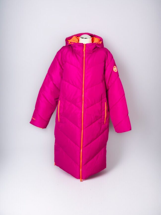 Zwillingsherz Steppmantel, pink, Gr. M, 4