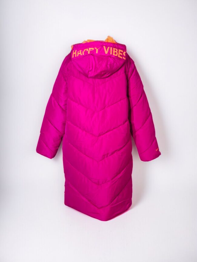 Zwillingsherz Steppmantel, pink, Gr. M, 5