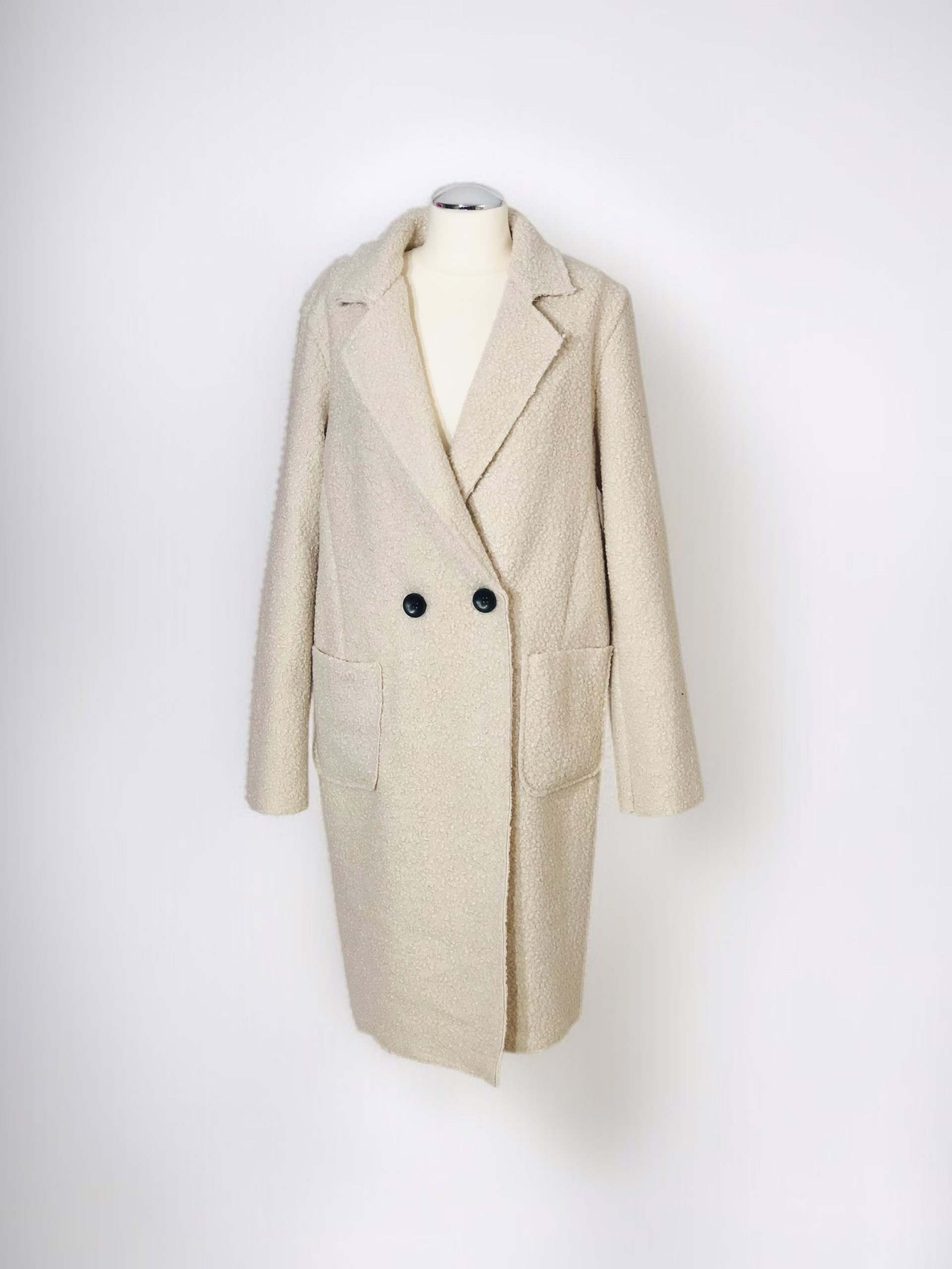Italy Teddymantel, beige, Onesize, May Gem Kollektion, 4