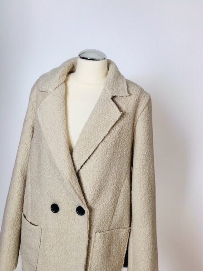 Italy Teddymantel, beige, Onesize, May Gem Kollektion, 5