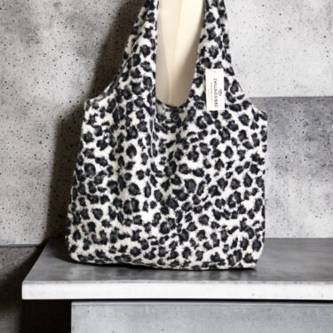 Zwillingsherz XXL Shopper BIG SIZE, Leo Teddyfell