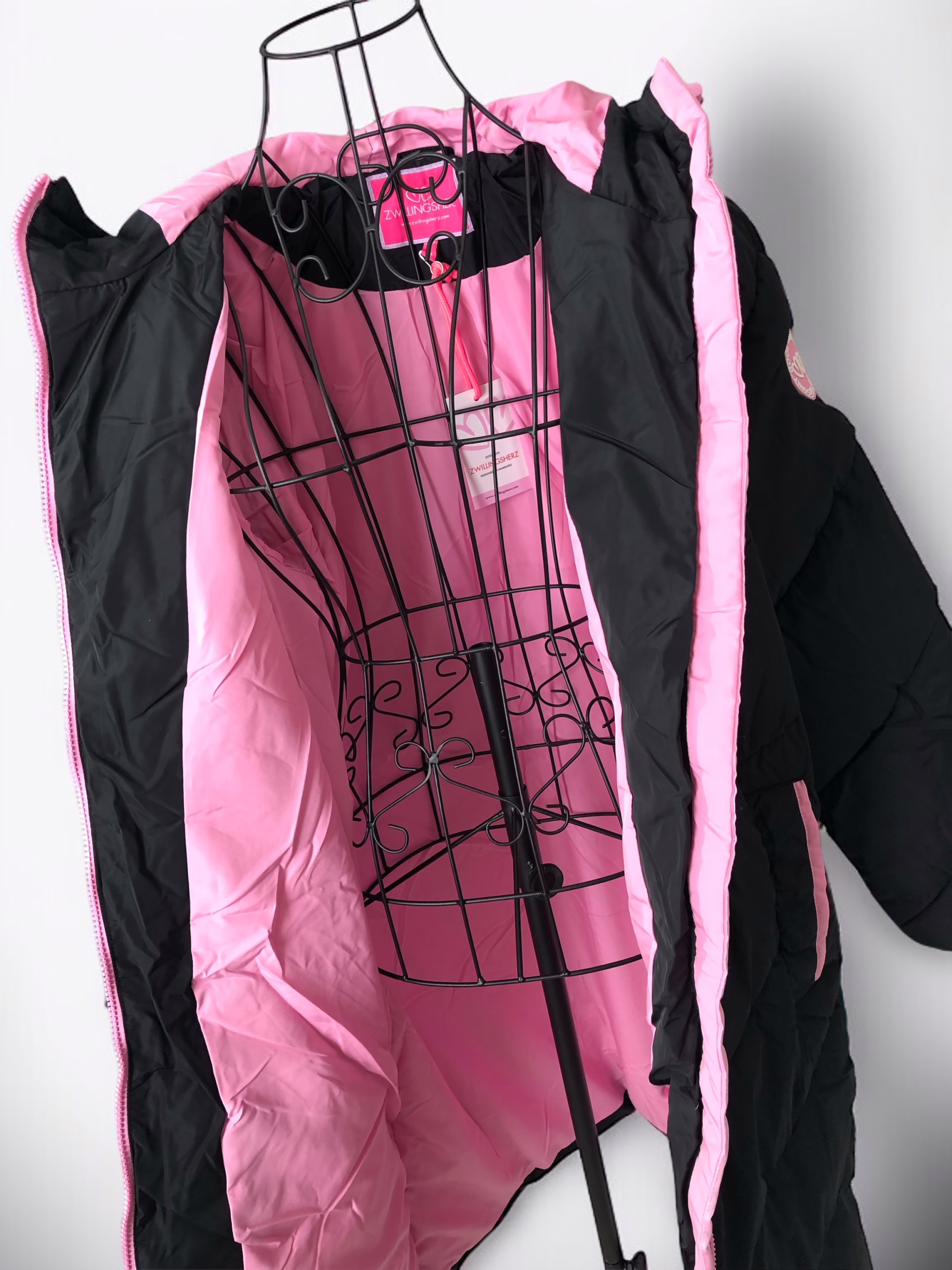 Zwillingsherz Steppmantel Stacy's Fashion Styles stacys.de Zwillingsherz Steppmantel, schwarz, Gr. M, 3